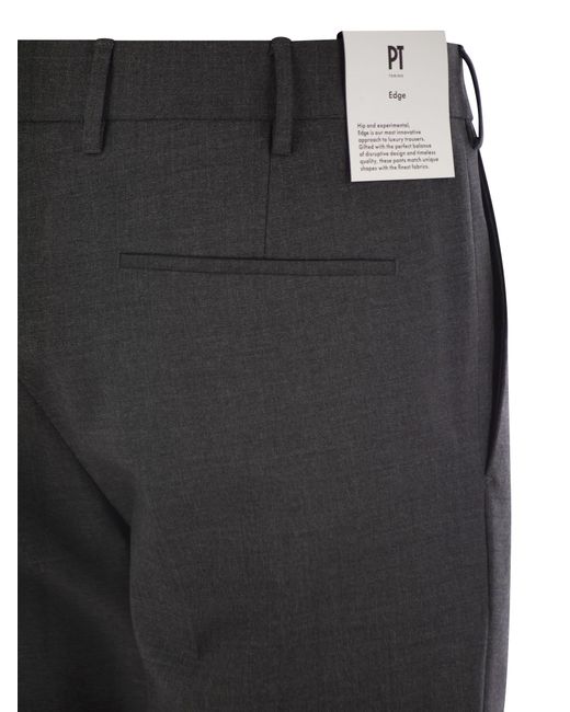 PT Torino Dieci Virgin Wollhose in Gray für Herren