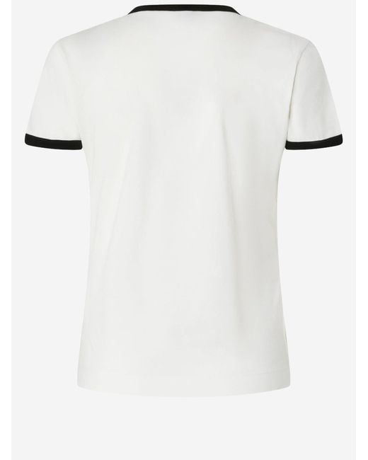 Pinko White T-Shirt With Logo