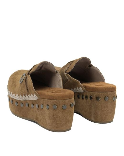 Mou Brown Sandals