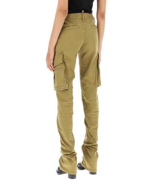 'Flare Sexy Cargo' Pantalones DSquared² de color Green