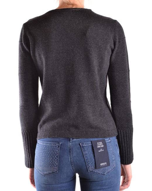 Pull Gris Armani Jeans en coloris Black