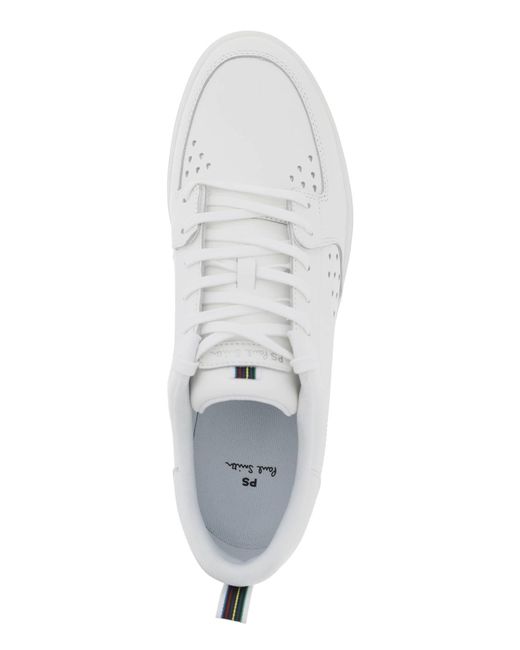 PS by Paul Smith Premium Leather Cosmo Sneakers In in het White voor heren