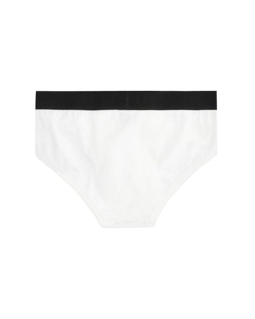 Tom Ford White Briefs With Logo