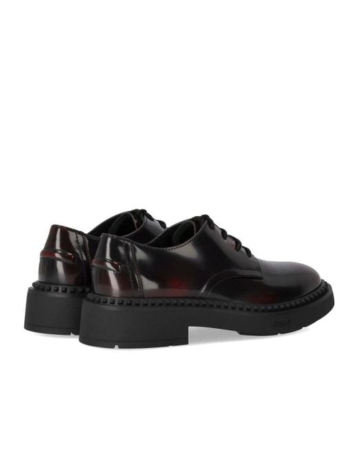 Ash Black Mercury/Burgundy Lace Up Shoe for men