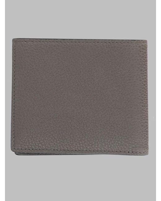 Tom Ford Gray Leather Bifold Wallet