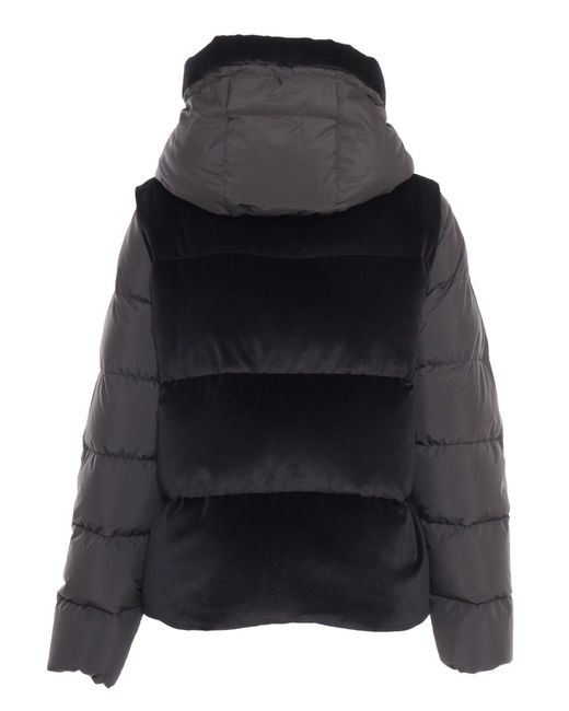 Moorer Black Lavy Ev Jacket