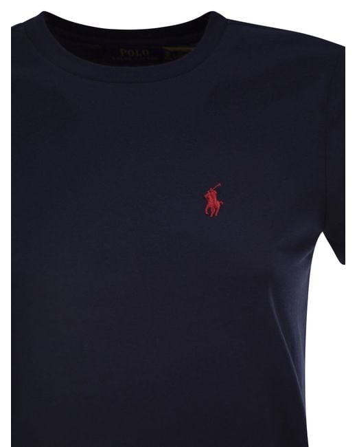 Polo Ralph Lauren Blue Classic Fit Crew Neck T Shirt