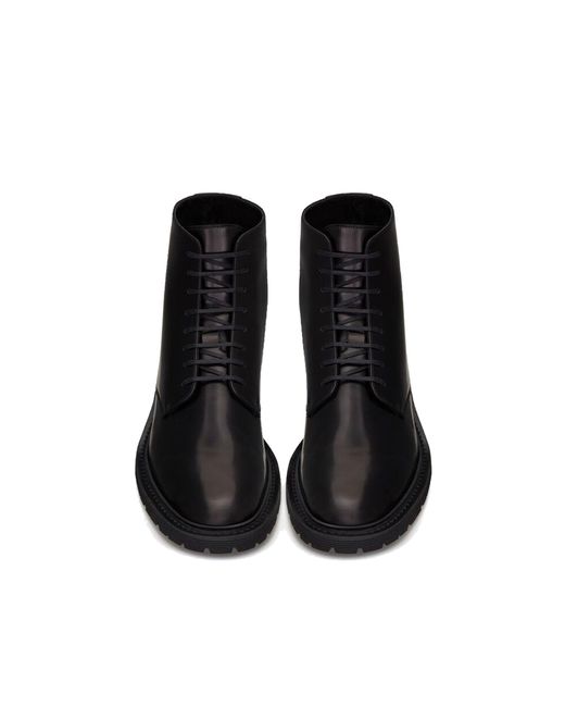 Saint Laurent Black Army Leather Boots for men