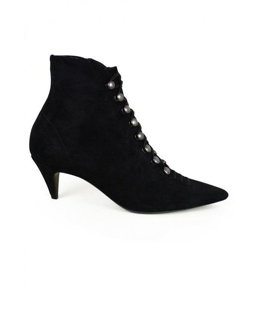 Saint Laurent Black Ally Boots