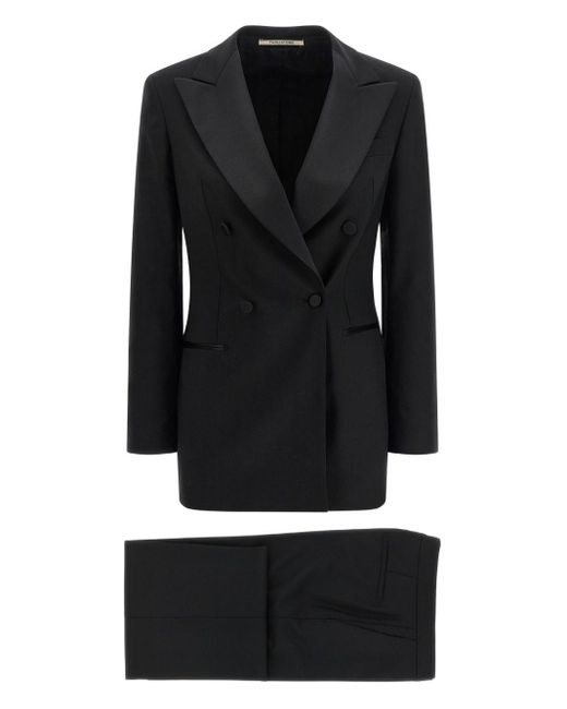 Tagliatore Black Doppelreihiger Anzug