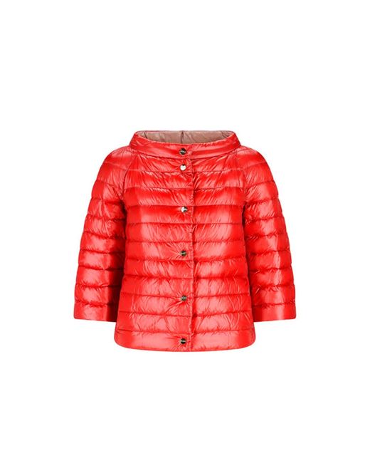 Plumífero reversible Herno de color Red