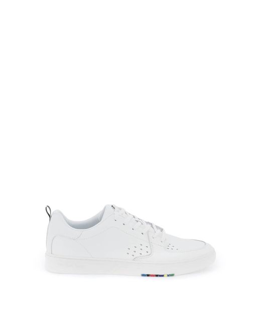 PS by Paul Smith Premium Leather Cosmo Sneakers In in het White voor heren