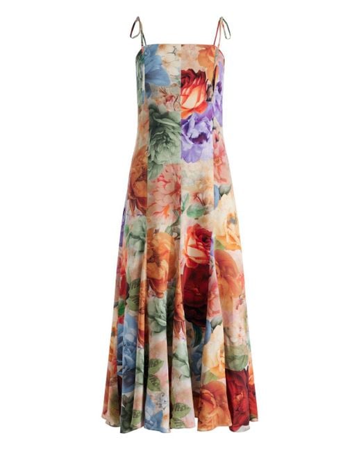 Abito Midi Jeannette di Alice + Olivia in White