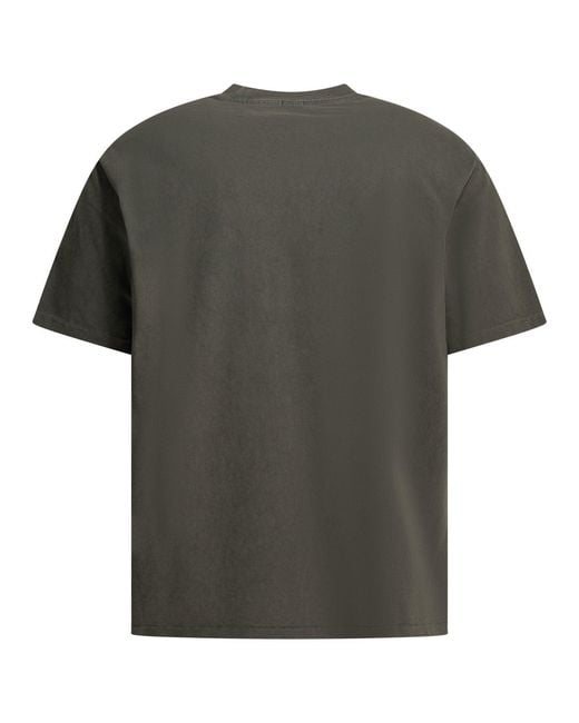 A.PRESSE Green "Vintage" Crewneck T Shirt