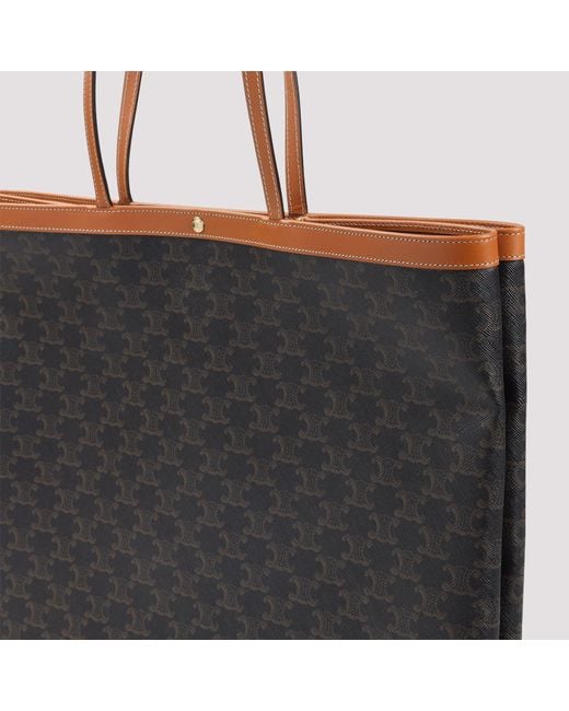 Céline Black Large Flat Shopper Bag
