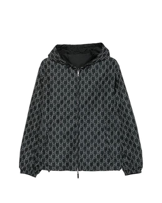 Emporio Armani Black Nylon Bomber Jacket