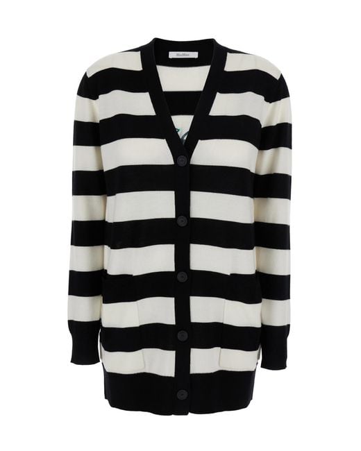 Max Mara Black Fiemme Cardigan