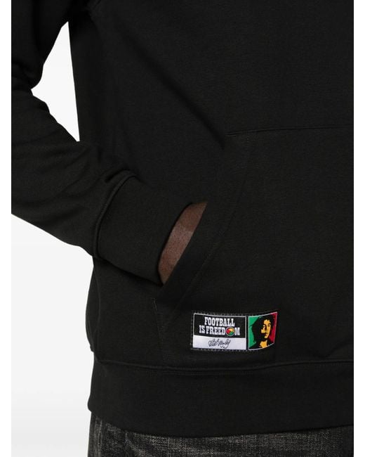 Adidas Originals Black Hooded Logo Detail Hoodie for men