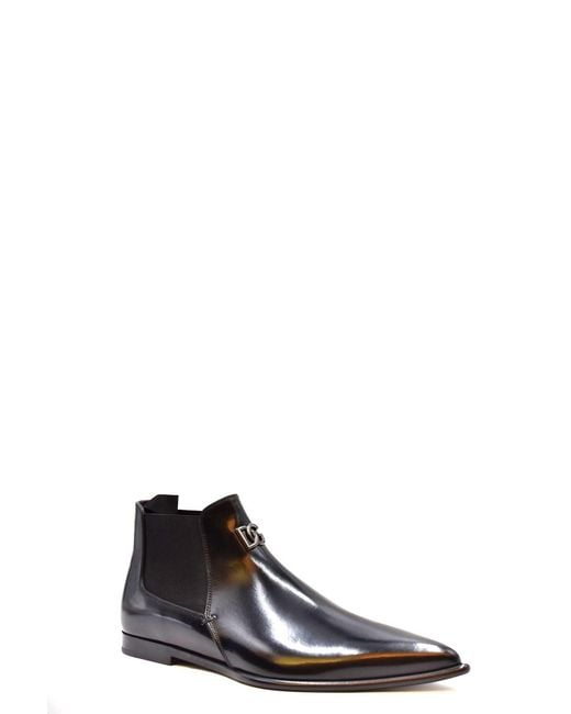 Dolce & Gabbana Black Bootie for men