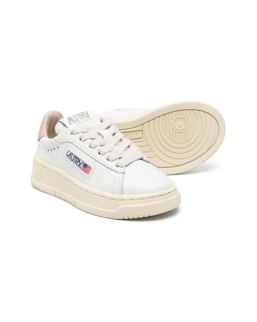 Autry White Kids Dallas Sneakers