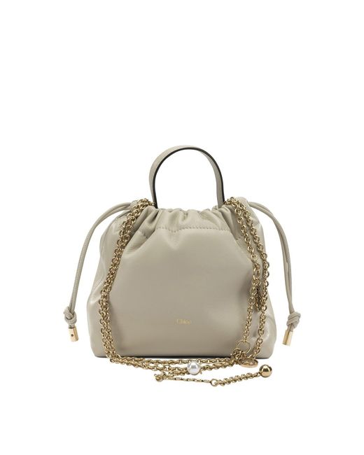 Bolso Mini " Iconos" Chloé de color Metallic