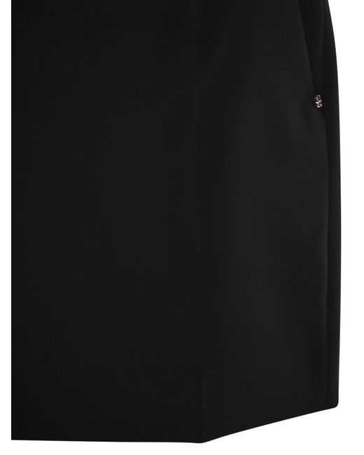 Sportmax Black Fify Minirock mit Gürtel
