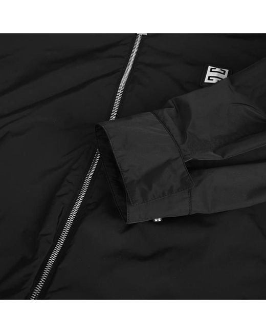 Givenchy Hooded Wind Breakher Jacket in het Black voor heren