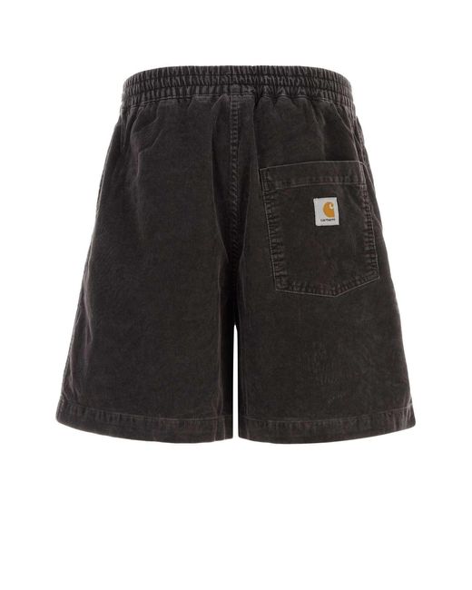 Carhartt Black Solid Shorts for men