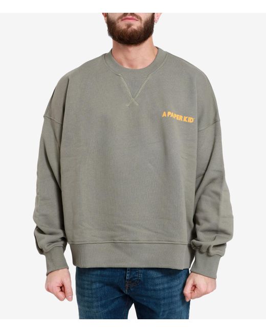 A PAPER KID Gray Sweaters