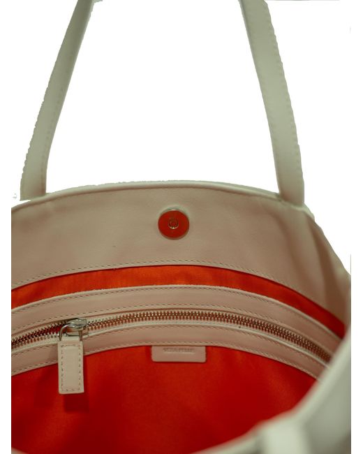 LA ROSE Natural Leather Tote Bag