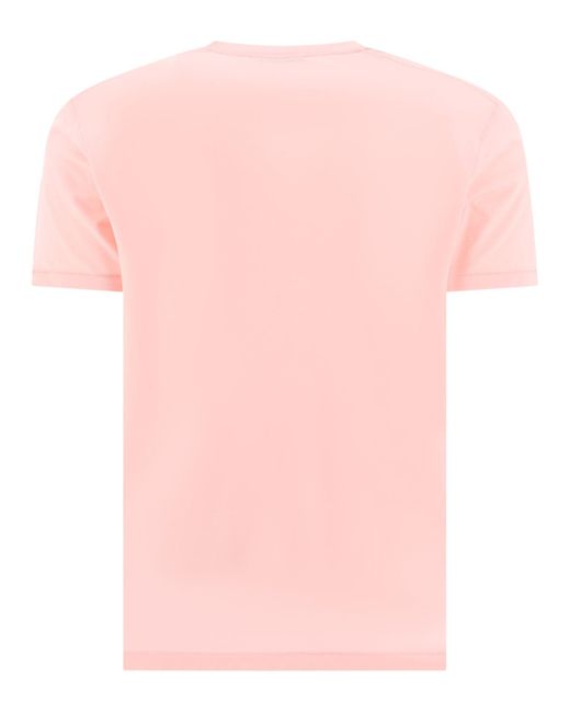 Tom Ford Lyocell T -shirt in het Pink voor heren