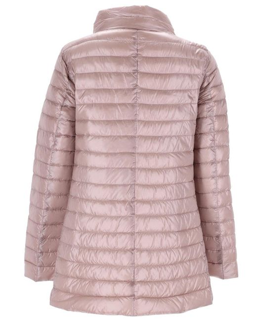 Herno Pink 'A-Shape' Reversible Jacket