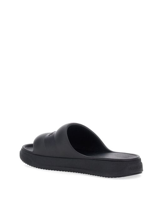 Moncler Black Altive Pool Slides