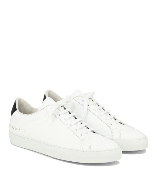 Common Projects Gemeenschappelijke Projecten "retro Classic" Sneakers in het White voor heren