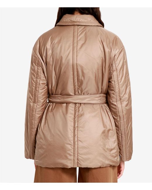 Max Mara Jassen ,Geel ,Wol The Cube Coats in het Brown