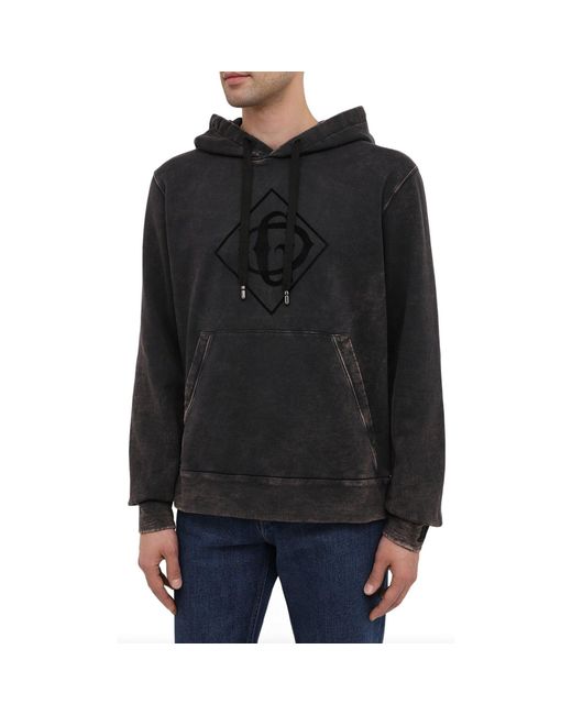 Sudadera con capucha del logotipo de Dolce & Gabbana de hombre de color Black