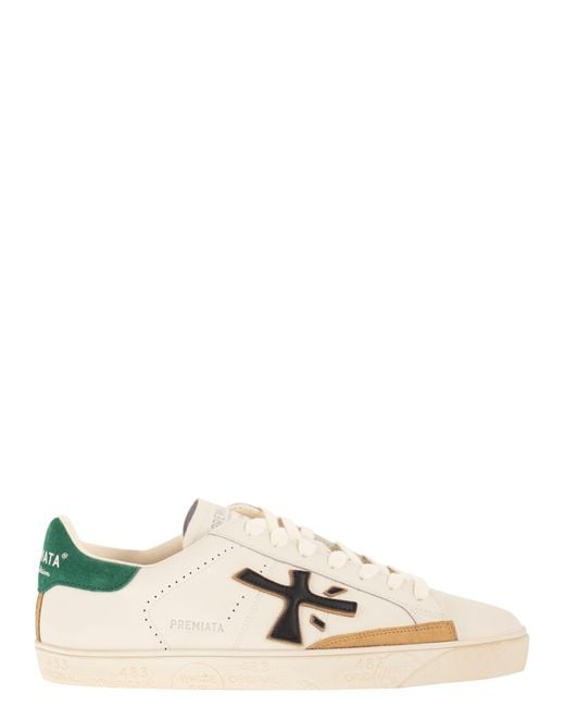 Premiata White Steven 7285 for men