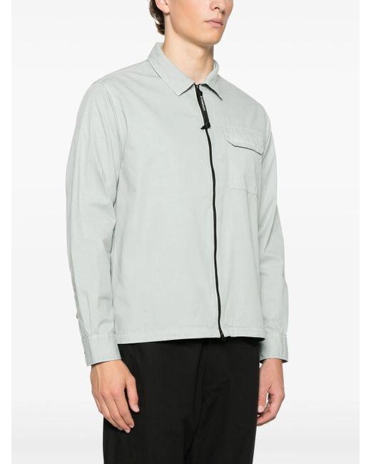 C P Company Gray Overshirt 18Cmos124A110143G for men