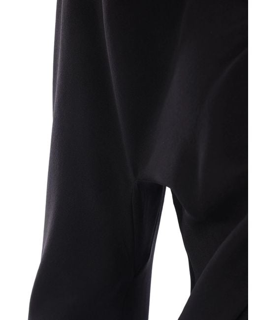 Saint Laurent Blue Crepe De Chine Blouse
