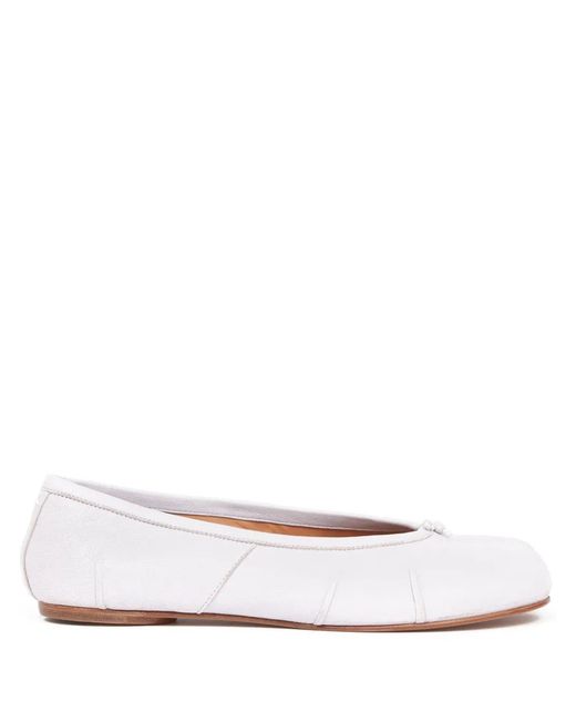 Maison Margiela Tabi Ballerina's in het White