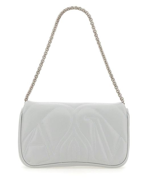 McQueen Gray Shoulder Bag Seal