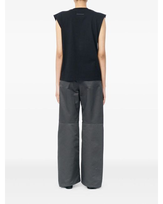 MM6 by Maison Margiela Black Tank Top