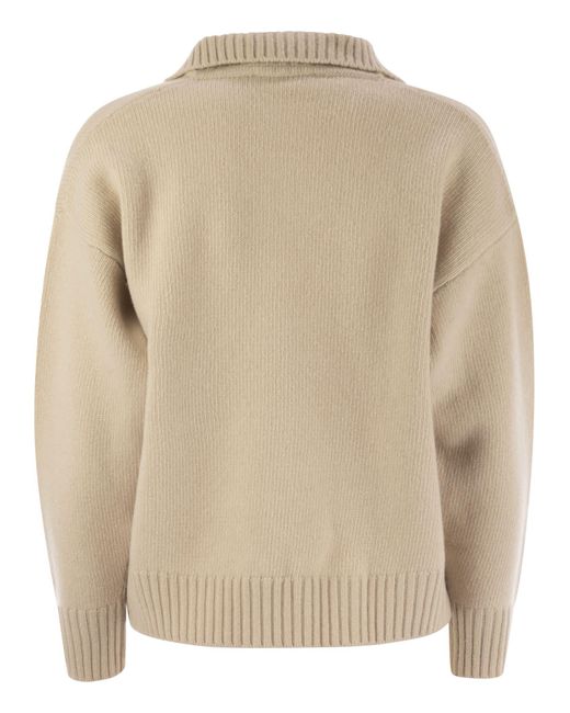 Weekend by Maxmara Natural Agre Wool Sweater