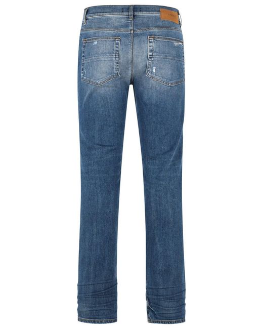 Vaqueros 'Stack' de algodón azul Amiri de hombre de color Blue