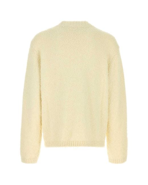 Séfr Natural Ivory Cotton Blend Oversize Odilon Sweater for men