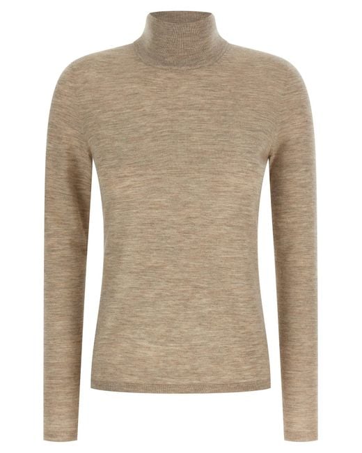 Pull à col roulé 'Meana' Max Mara en coloris Natural