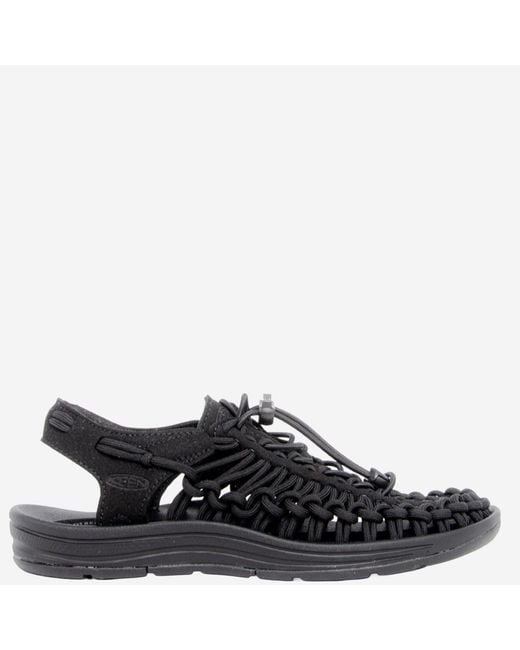 Keen Black Uneek Leather Sandals
