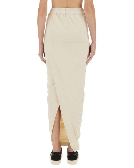 Rick Owens Natural Pillar" Maxi Skirt