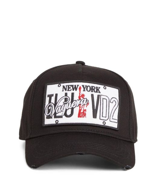 DSquared² Black Vaquera Baseballkappe