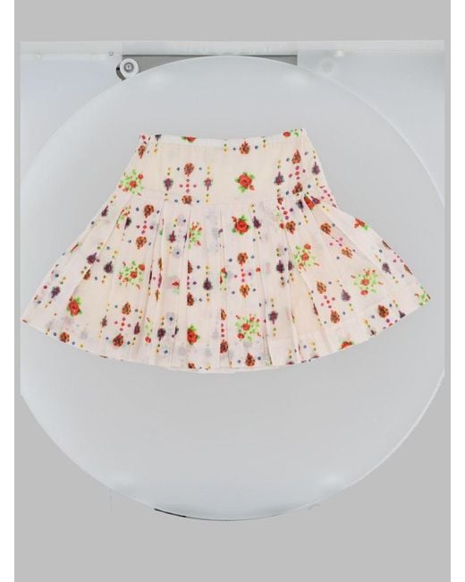 Bellerose Gray Pleated Skirt